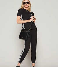 Michael Kors Jet Set Charm Large North South Nylon Crossbody Bag