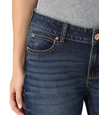 Wrangler® Mid Rise #double;W#double; Stitch Back Pocket Bootcut Jeans