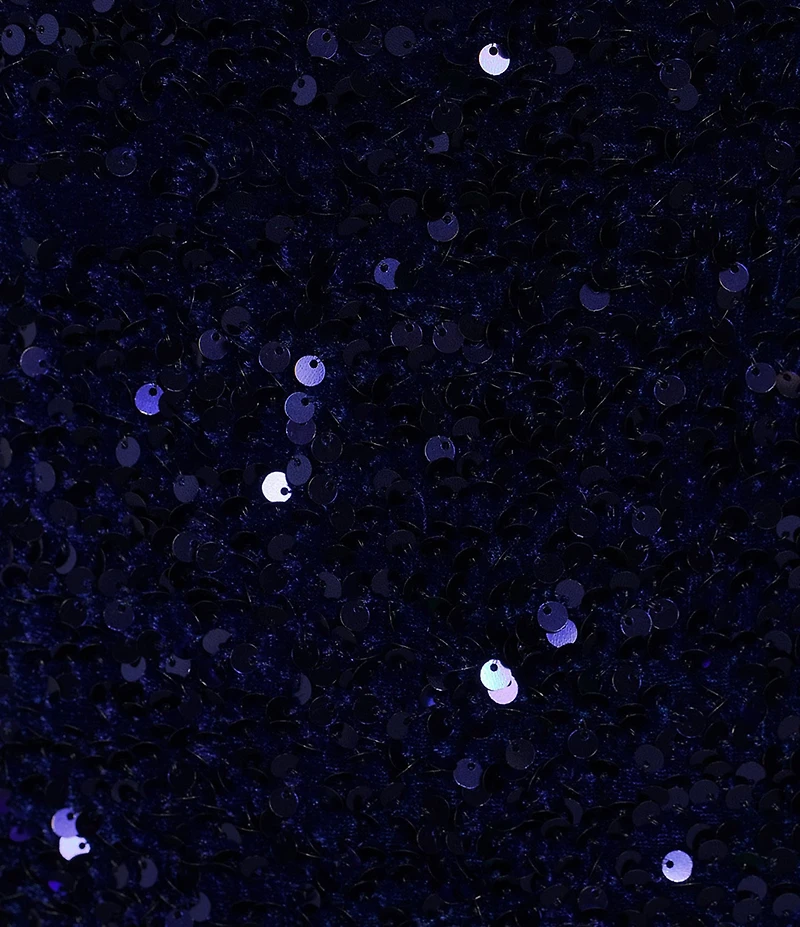 Midnight Doll One Shoulder Sequin Front Slit Bodycon Dress