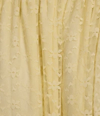 Midnight Doll Lace Off The Shoulder Drop Waist Maxi Dress