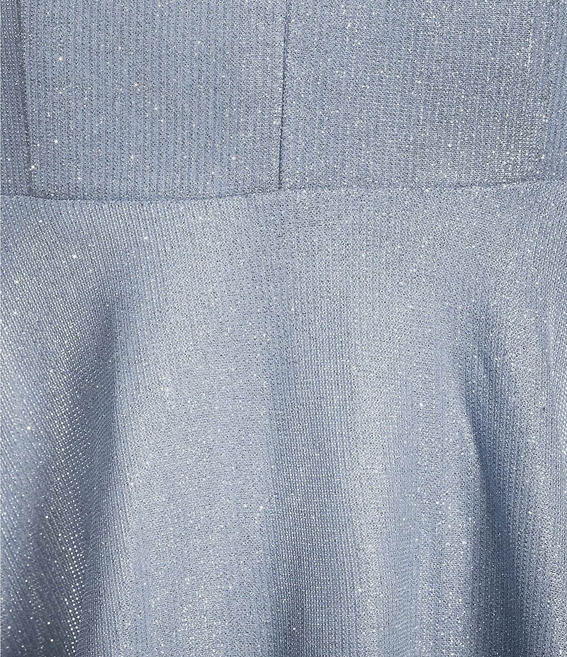 Midnight Doll Rhinestone V-Neck Ruched Long Dress