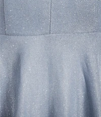 Midnight Doll Rhinestone V-Neck Ruched Long Dress