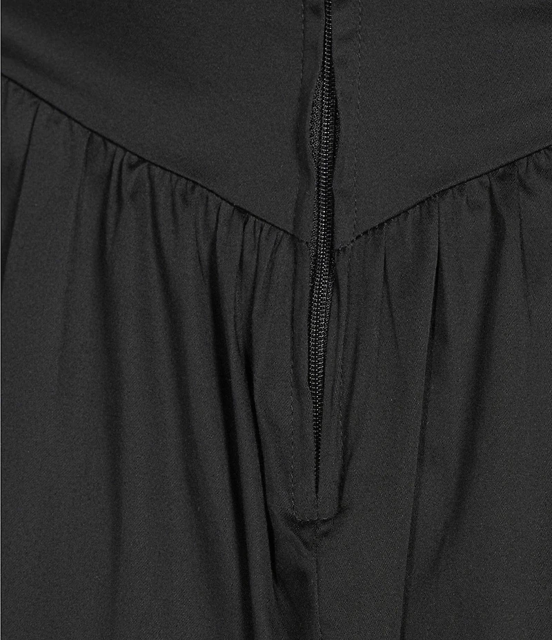 Midnight Doll Sateen Halter Neck Maxi Dress