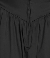 Midnight Doll Sateen Halter Neck Maxi Dress