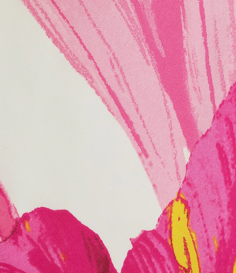 Midnight Doll Satin Floral Printed Maxi Dress