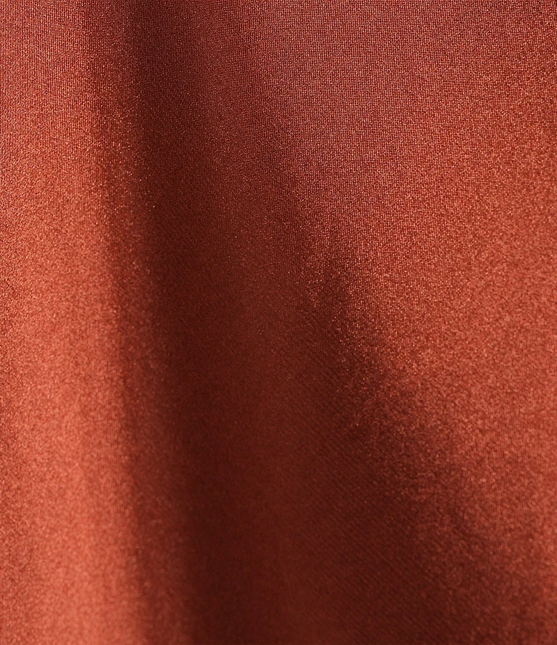 Midnight Doll Satin Square Neck Drape Back Long Dress