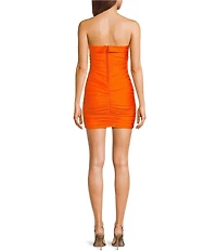 Midnight Doll Strapless Removable Strap Tube Bodycon Dress