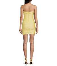 Midnight Doll Strapless Removable Strap Tube Bodycon Dress