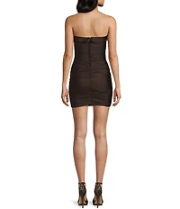 Midnight Doll Strapless Removable Strap Tube Bodycon Dress