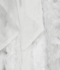 Midnight Doll Soutache Lace V-Neck Mini Dress