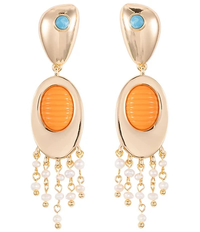 Mignonne Gavigan Alondra Tassle Statement Drop Earrings