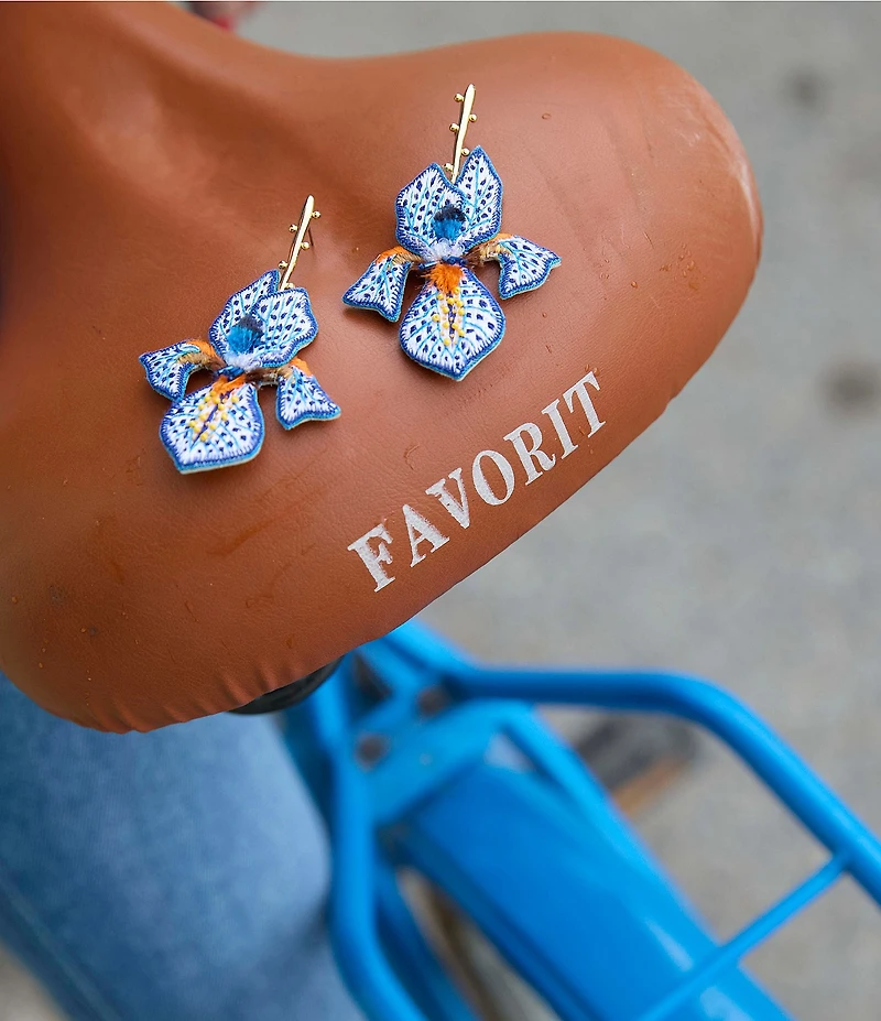 Mignonne Gavigan Bahia Flower Resort Statement Drop Earrings