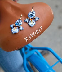 Mignonne Gavigan Bahia Flower Resort Statement Drop Earrings