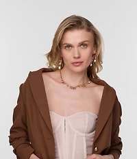 Mignonne Gavigan Bianca Multi Stone Collar Necklace