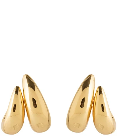 Mignonne Gavigan Canal Sculptural Puffy Hoop Earrings
