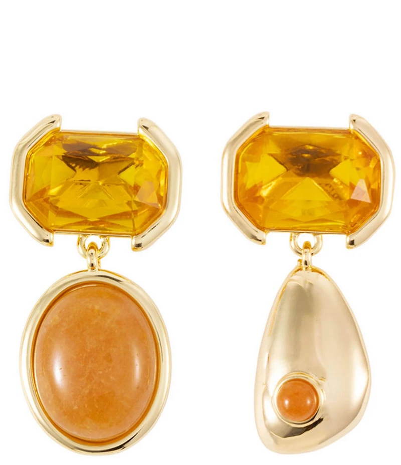Mignonne Gavigan Clara Stone Mismatch Drop Earrings