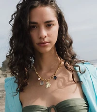 Mignonne Gavigan Eden Charm Resort Chain Collar Necklace