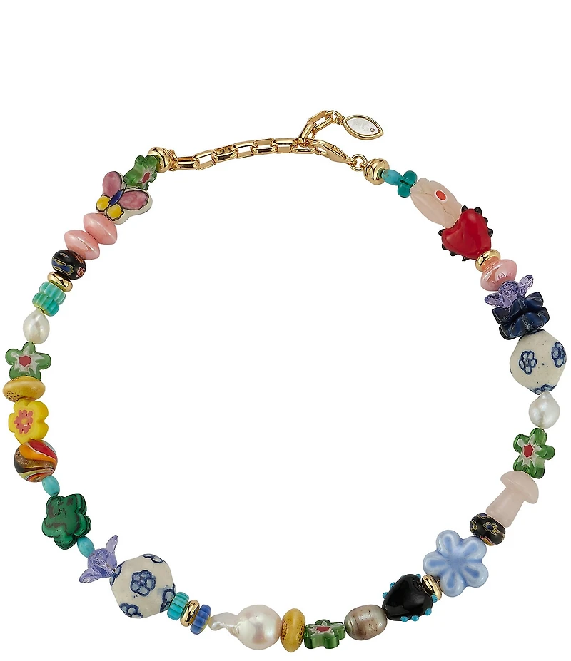 Mignonne Gavigan Emily Multi Shape Beaded Collar Necklace