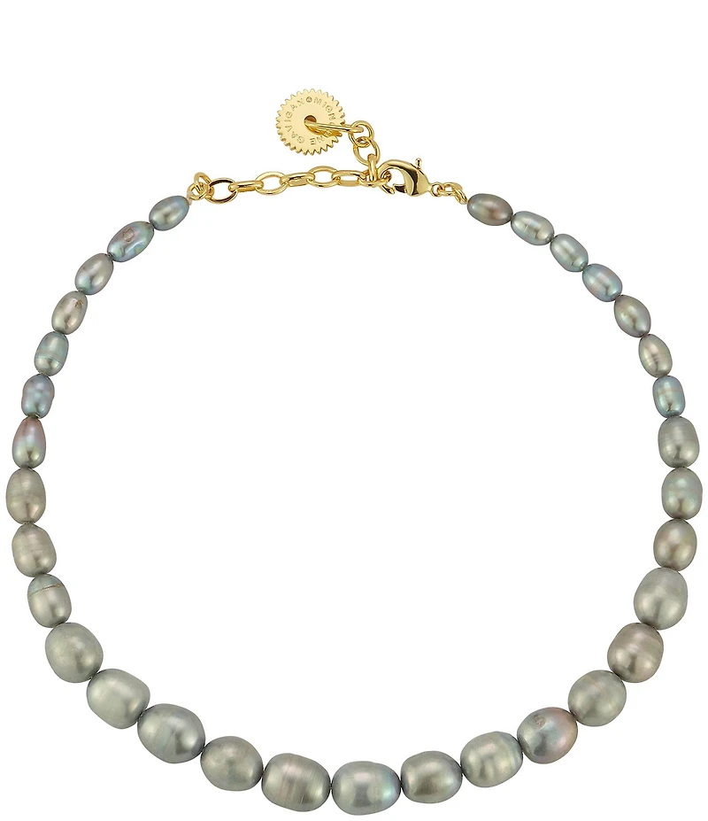 Mignonne Gavigan Helly Graduated Pearl Collar Necklace