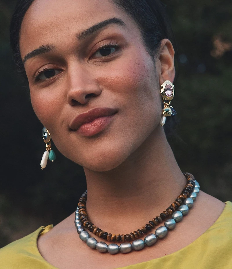 Mignonne Gavigan Helly Graduated Pearl Collar Necklace