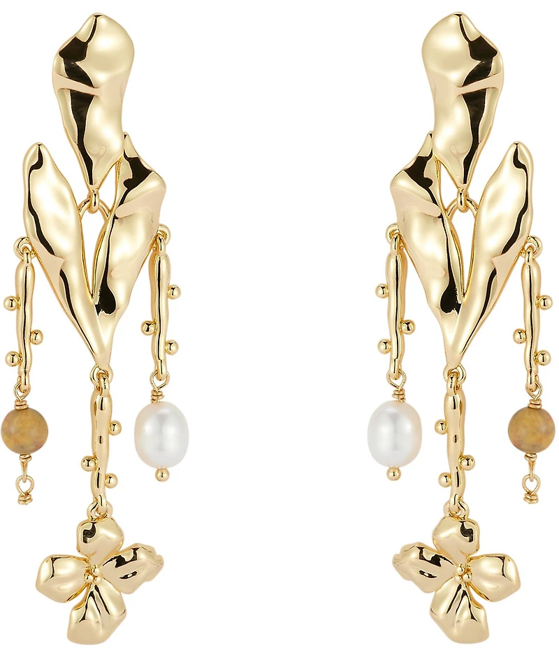 Mignonne Gavigan Lelani Luxe Pearl Chandelier Earrings