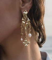 Mignonne Gavigan Lelani Luxe Pearl Chandelier Earrings