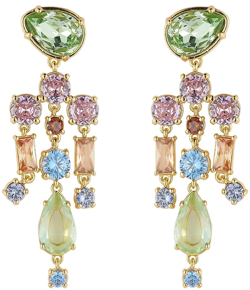 Mignonne Gavigan Luxe Collins Pastel Multi Chandelier Earrings