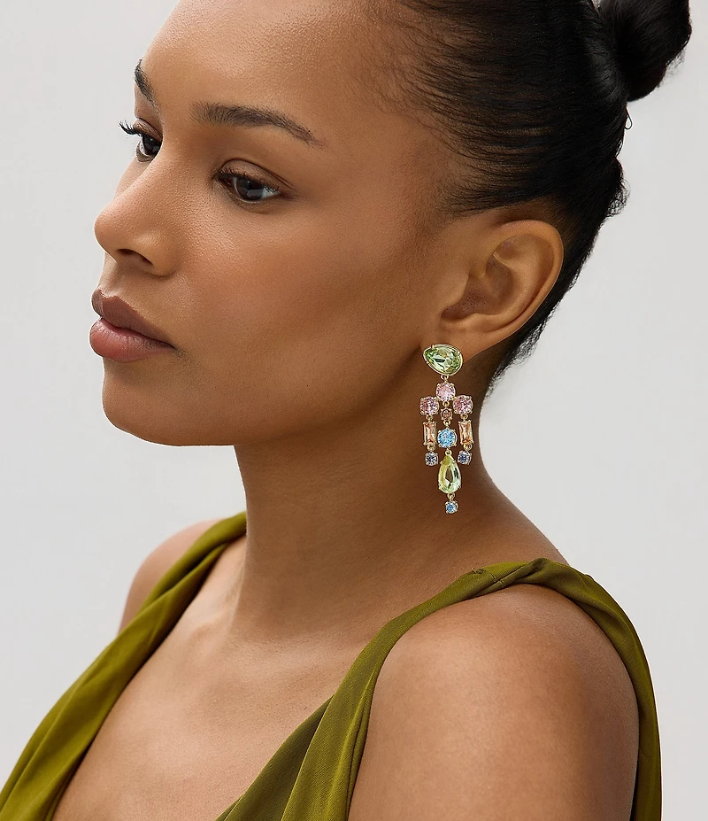 Mignonne Gavigan Luxe Collins Pastel Multi Chandelier Earrings