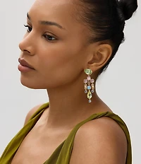 Mignonne Gavigan Luxe Collins Pastel Multi Chandelier Earrings
