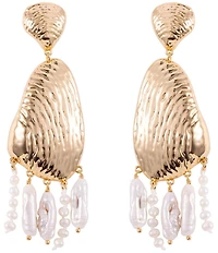 Mignonne Gavigan Luxe Gloria Freshwater Pearl Shaky Drop Earrings
