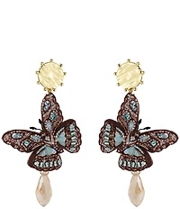 Mignonne Gavigan Luxe Maren Butterfly Statement Drop Earrings