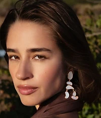 Mignonne Gavigan Luxe Paulina Mother Of Pearl Drop Earrings