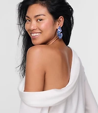 Mignonne Gavigan Mariposa Sequin Butterfly Statement Drop Earrings