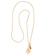 Mignonne Gavigan Mita Long Shell Pendant Necklace