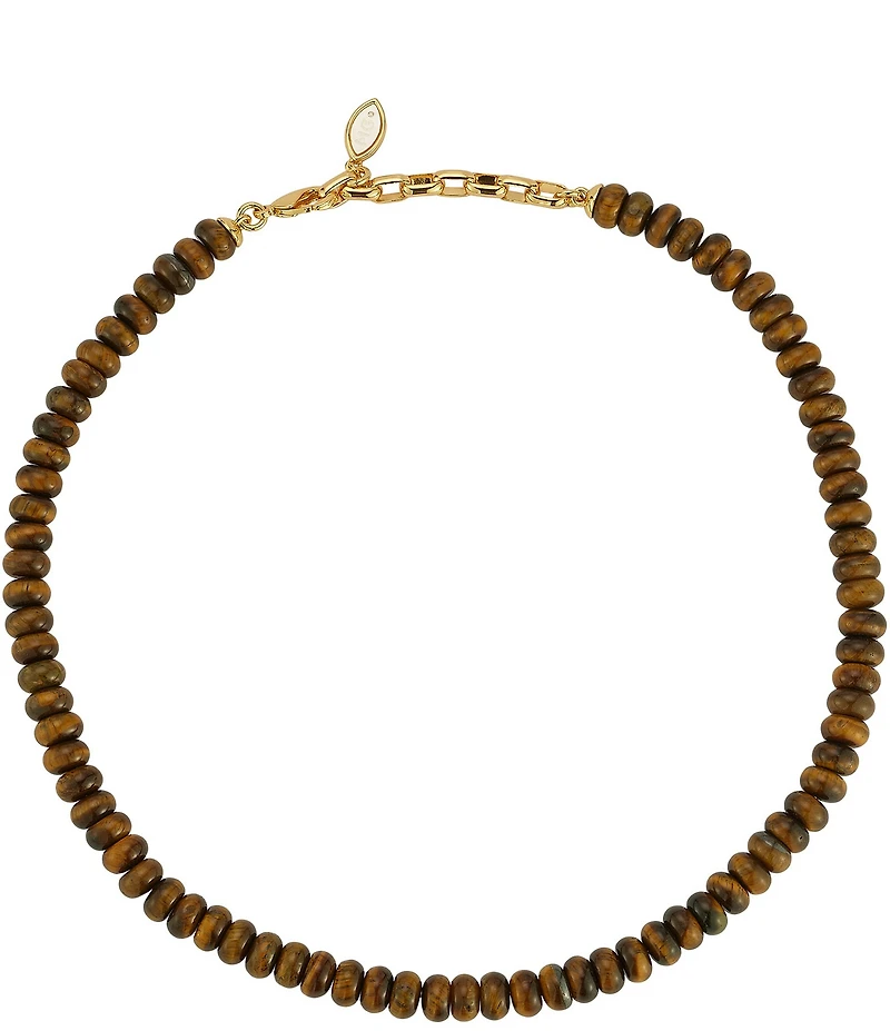 Mignonne Gavigan Tiger's Eye Beaded Collar Necklace