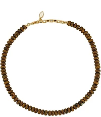 Mignonne Gavigan Tiger's Eye Beaded Collar Necklace
