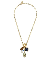 Mignonne Gavigan Wrenley Multi Charm Short Pendant Necklace
