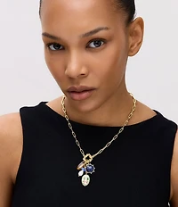 Mignonne Gavigan Wrenley Multi Charm Short Pendant Necklace