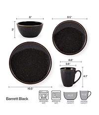 Mikasa Barrett White 16-Piece Dinnerware Set