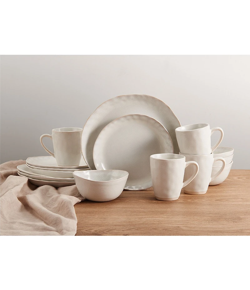 Mikasa Cora White 16-Piece Dinnerware Set