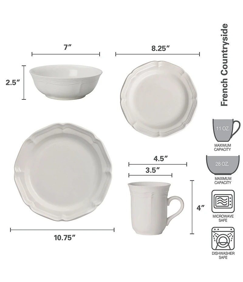 Mikasa French Countryside -Piece Dinnerware Set