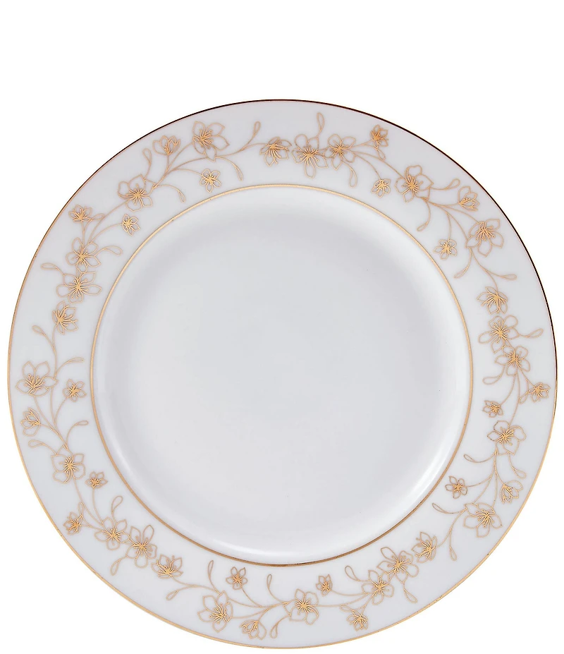 Mikasa Metallic Floral Gold 32-Piece Dinnerware Set