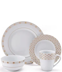 Mikasa Modern Petals 32-Piece Dinnerware Set