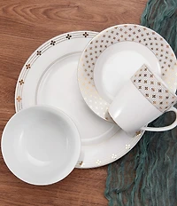 Mikasa Modern Petals 32-Piece Dinnerware Set