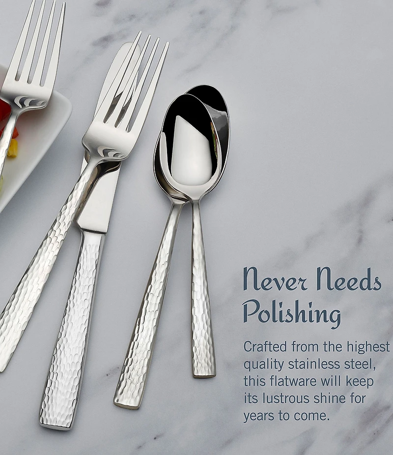 Mikasa Oliver Gleam 65-Piece Stainless Steel Flatware Set