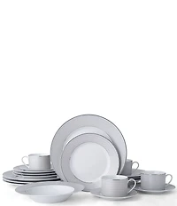 Mikasa Percy Gray 20-Piece Dinnerware Set