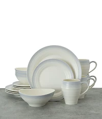 Mikasa Swirl 16-Piece Ombre Dinnerware Set