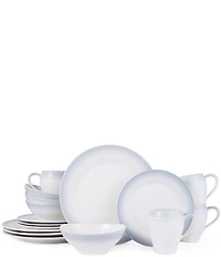 Mikasa Swirl 16-Piece Ombre Dinnerware Set