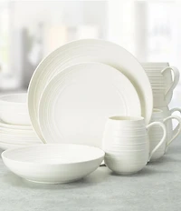 Mikasa Swirl Coupe 16-Piece Dinnerware Set
