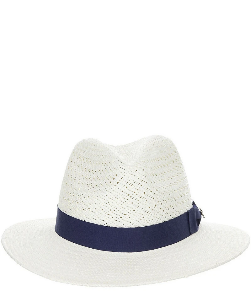 Biltmore by Dorfman Milano Straw Fedora Hat